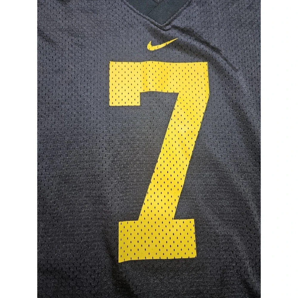 Vintage Team Nike Michigan Wolverines #7 Men's Football Jersey Blue Size XL